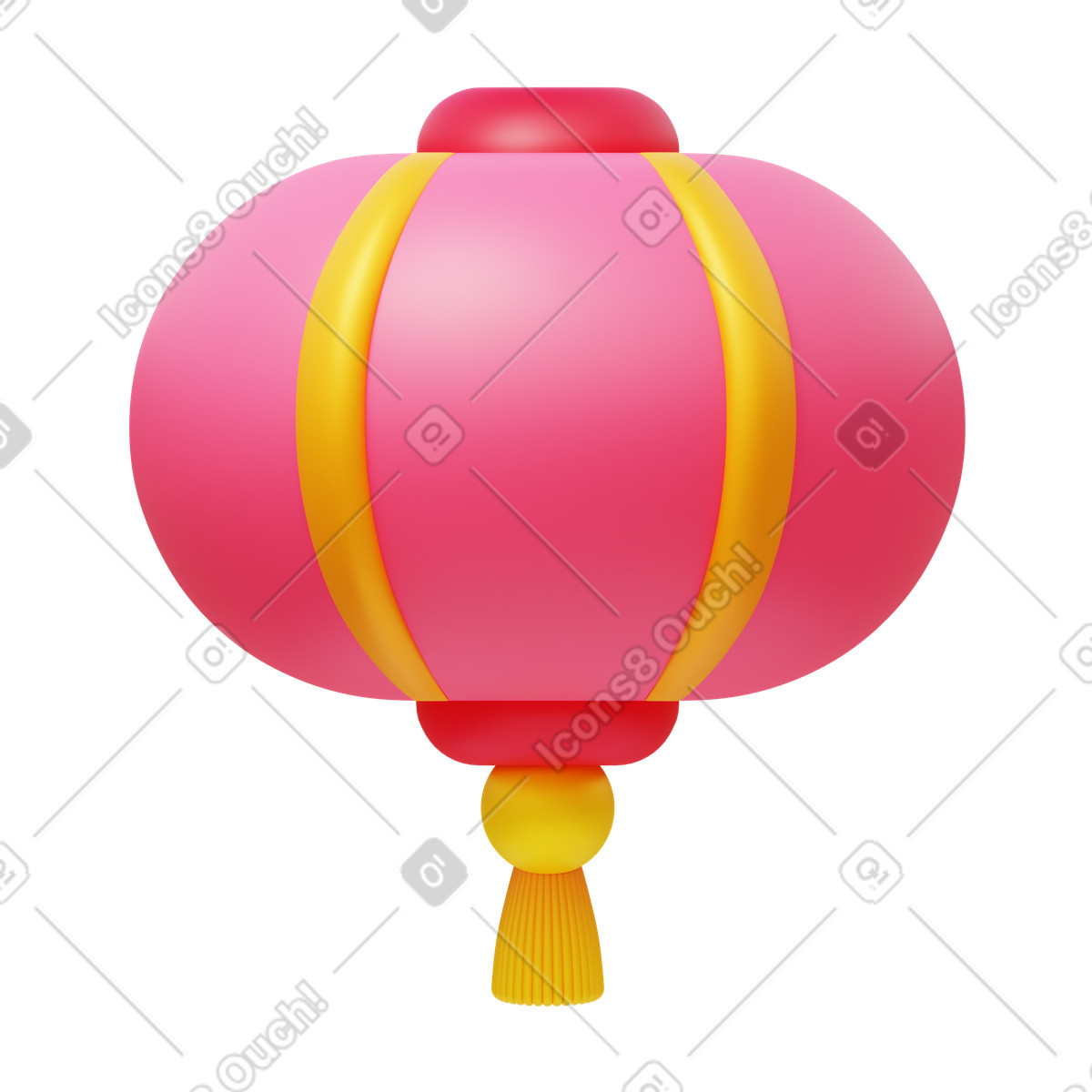 Lanterna illustrazione in stile 3D Fluency scarica in PNG, SVG