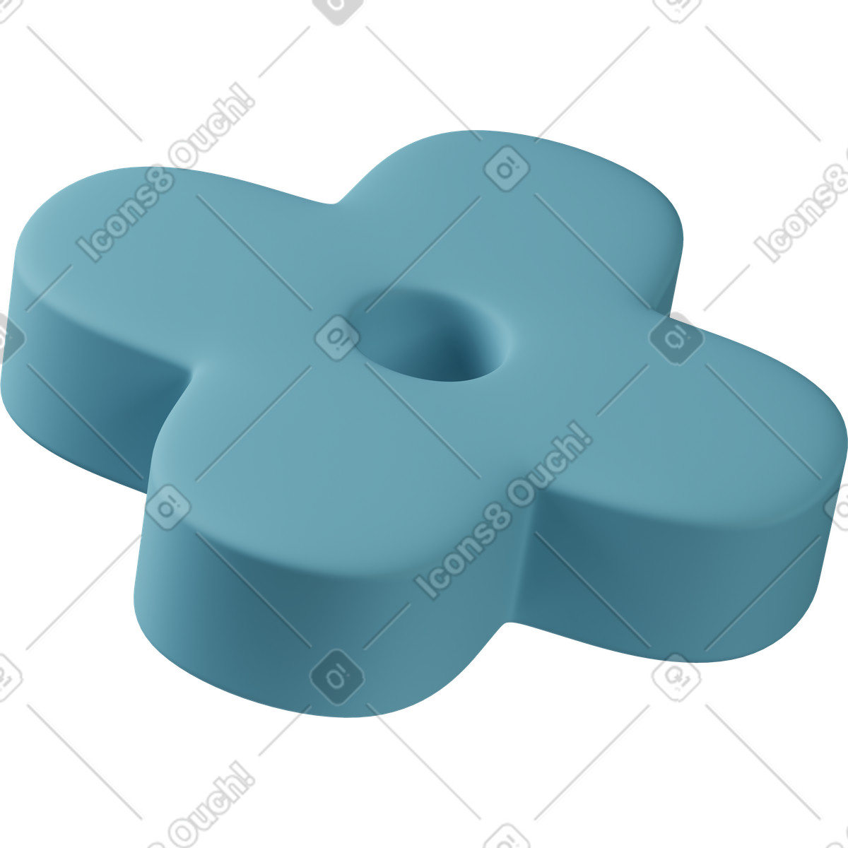 Bead flower-Illustration im 3D Casual life-Stil als Download in PNG, SVG