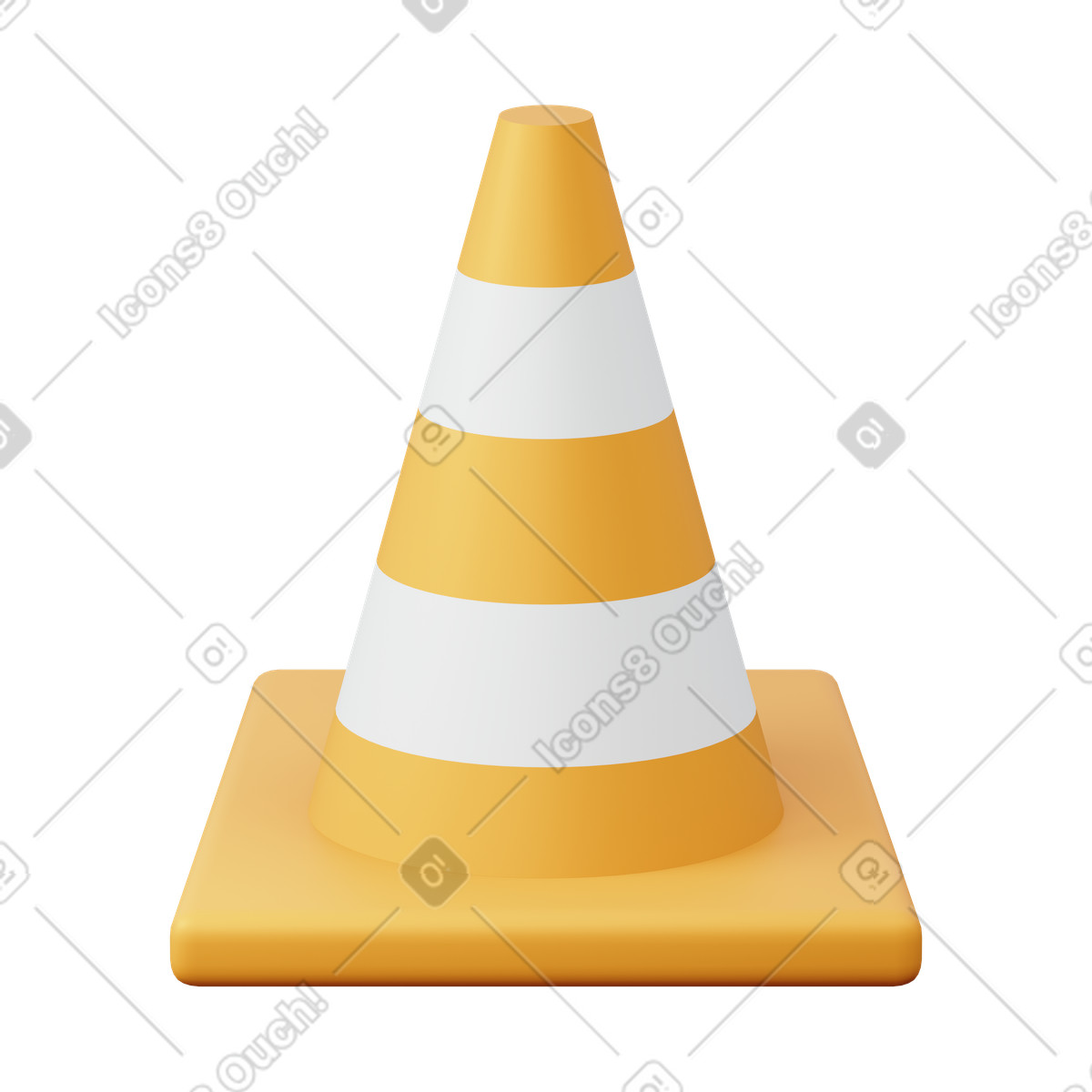 Vlc illustrazione in stile 3D Sugary scarica in PNG, SVG