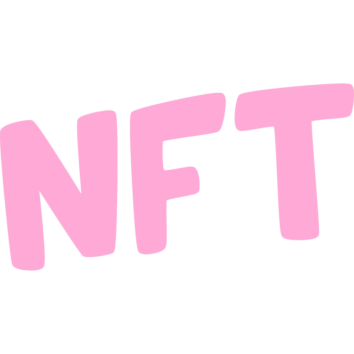 Bouncy スタイルの Nft letters のイラストをPNG、SVG形式でダウンロード