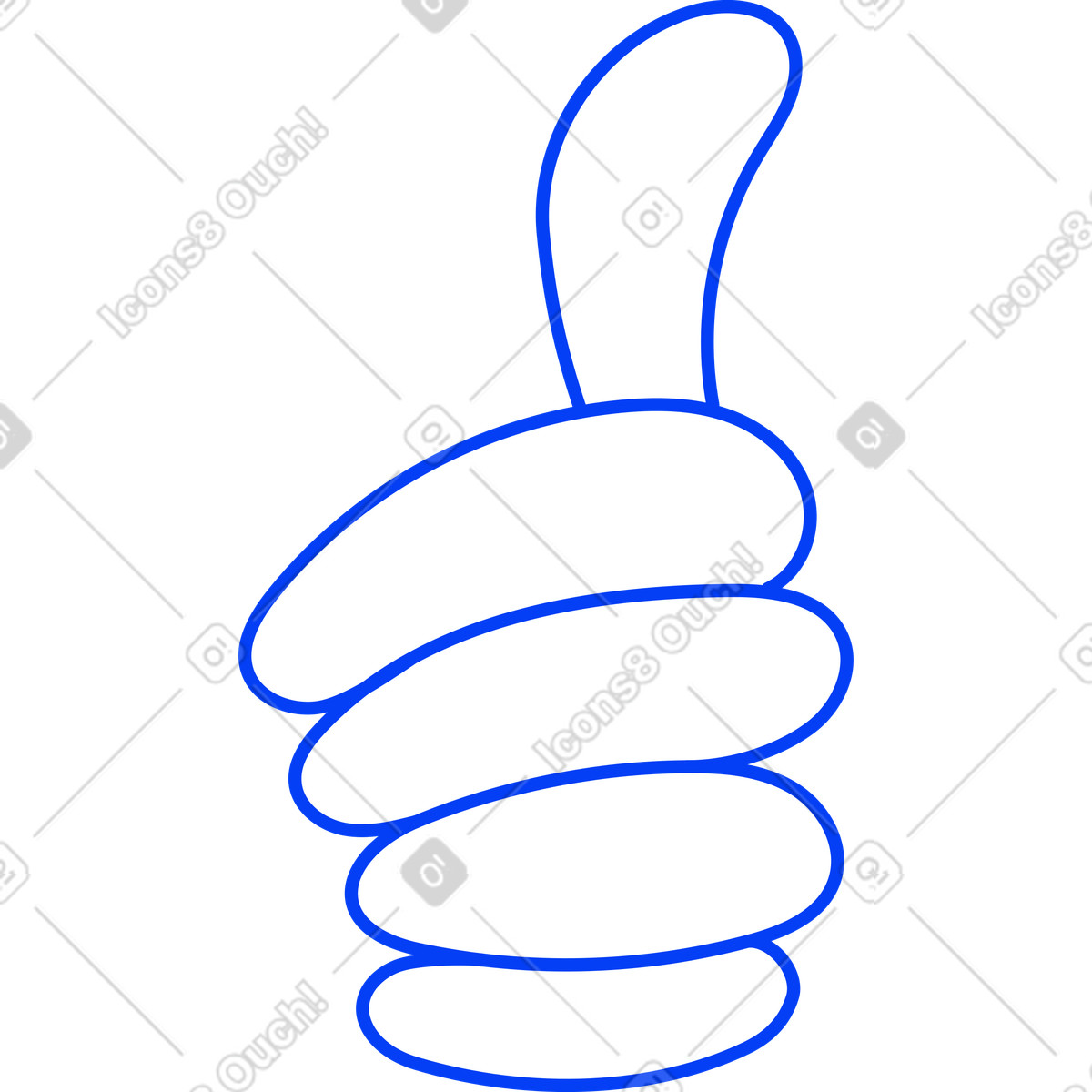 Buddy スタイルの 手 のイラストをPNG、SVG形式でダウンロード