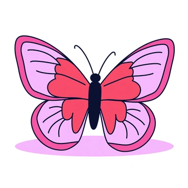 A butterfly with wings shaped like the branches of the aorta