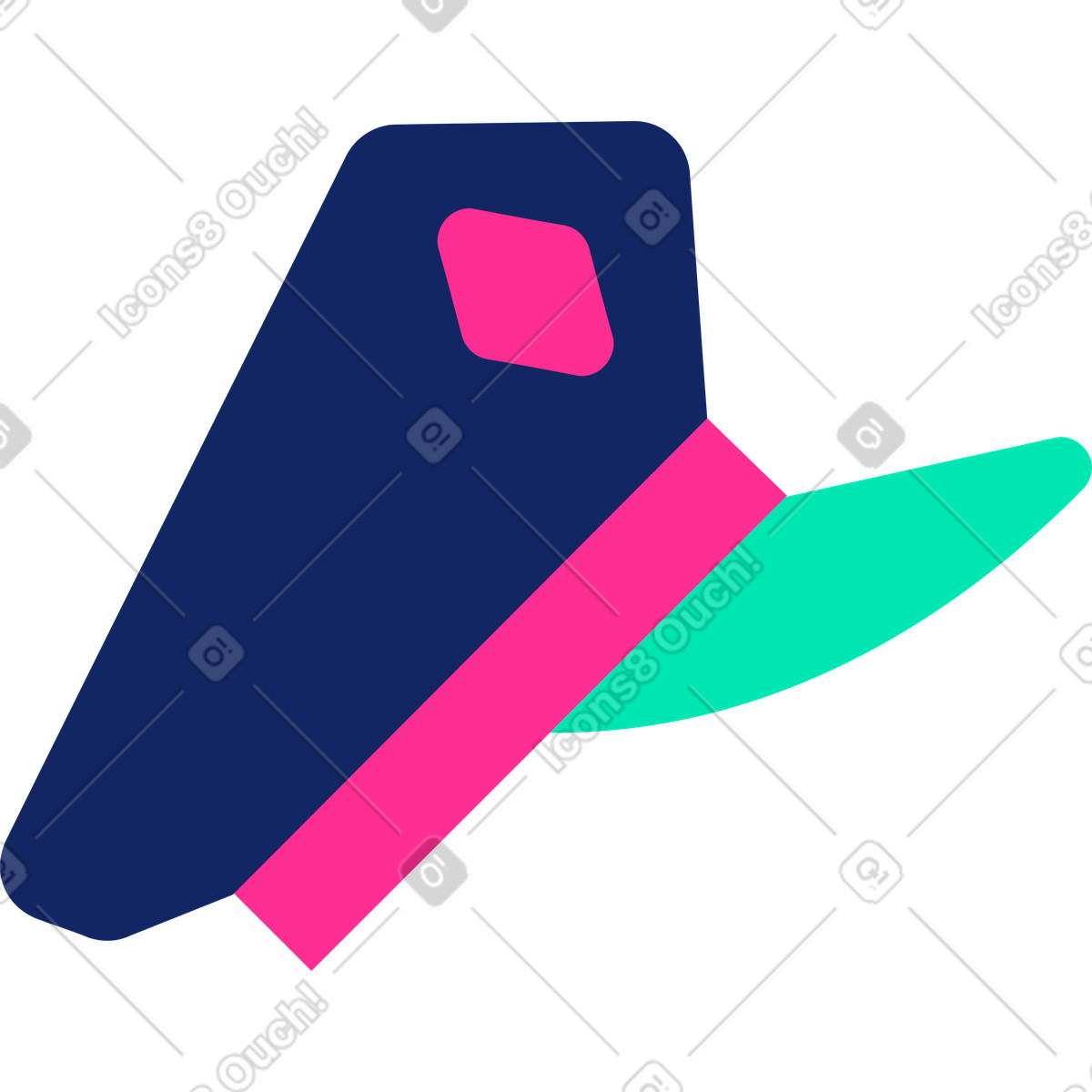 Illustration Casquette dans le style Cyborg à télécharger aux formats PNG, SVG