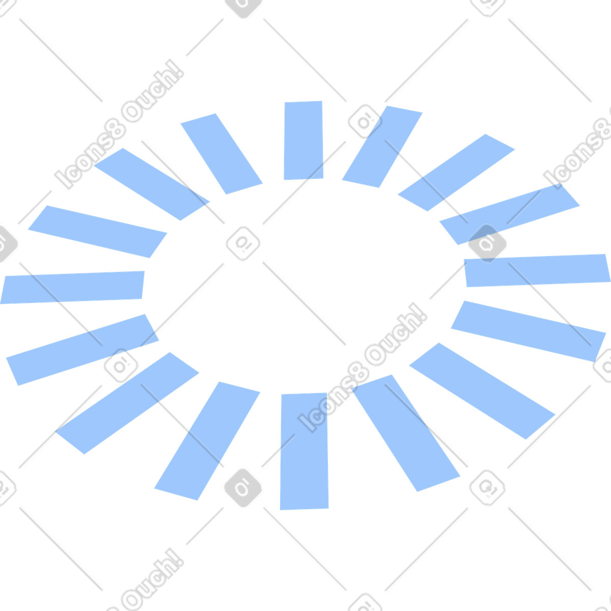 Loading icon in isometry illustration Editorial style download PNG, SVG