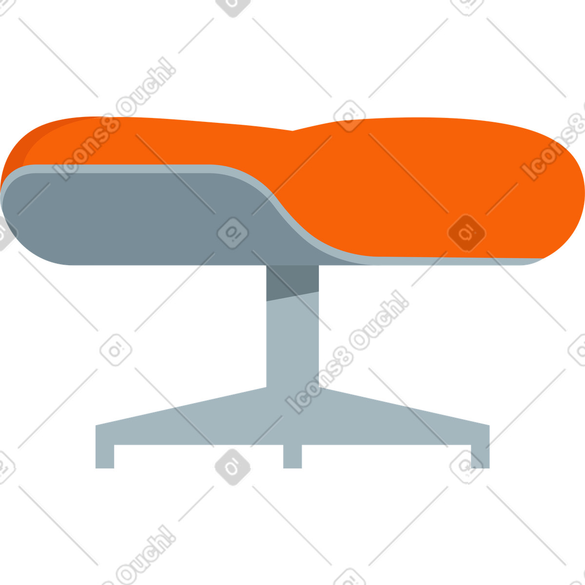 Illustration Pouffe dans le style Catchy à télécharger aux formats PNG, SVG
