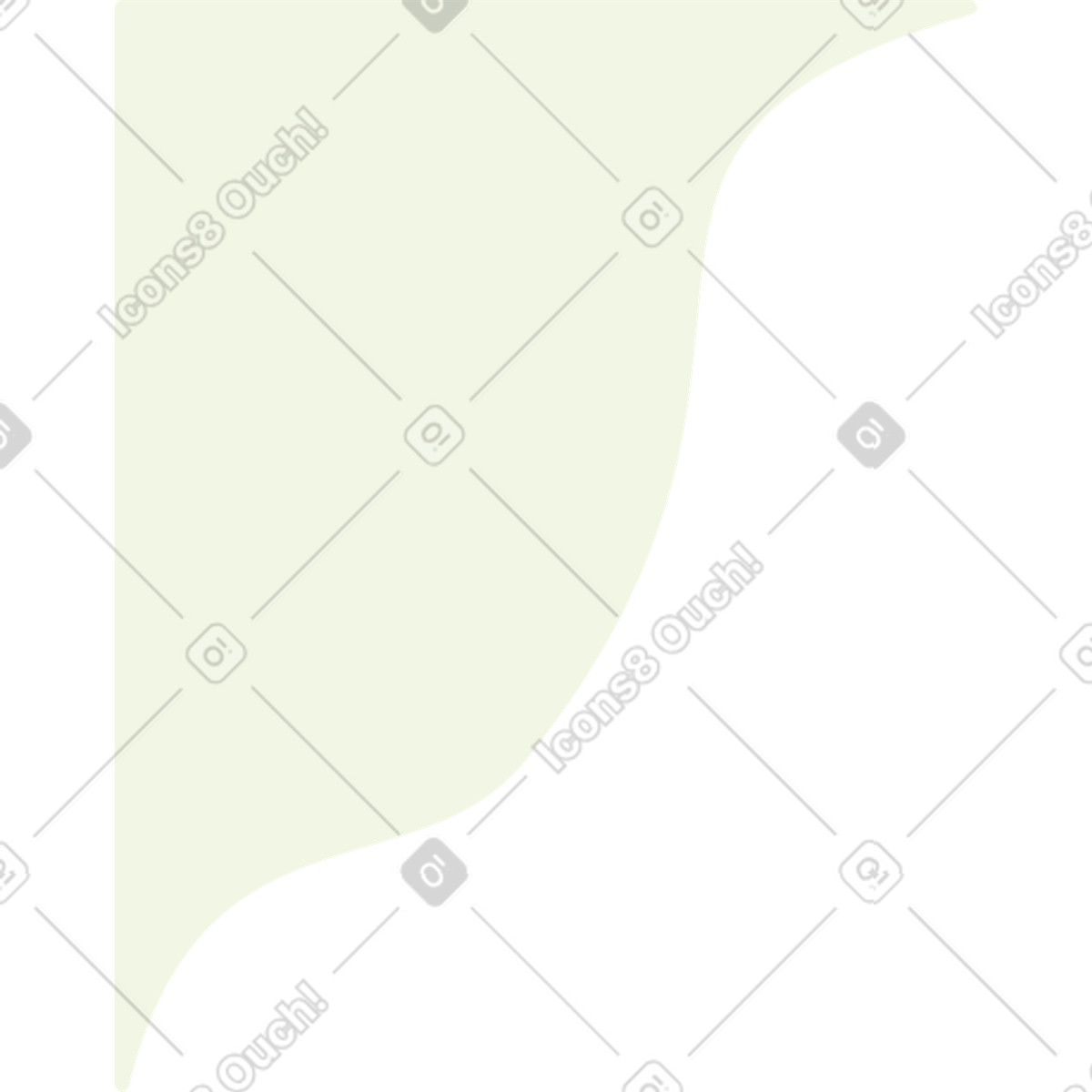 Ilustración animada Abstract pastel green shape en estilo a descargar en GIF, Lottie (JSON), AE