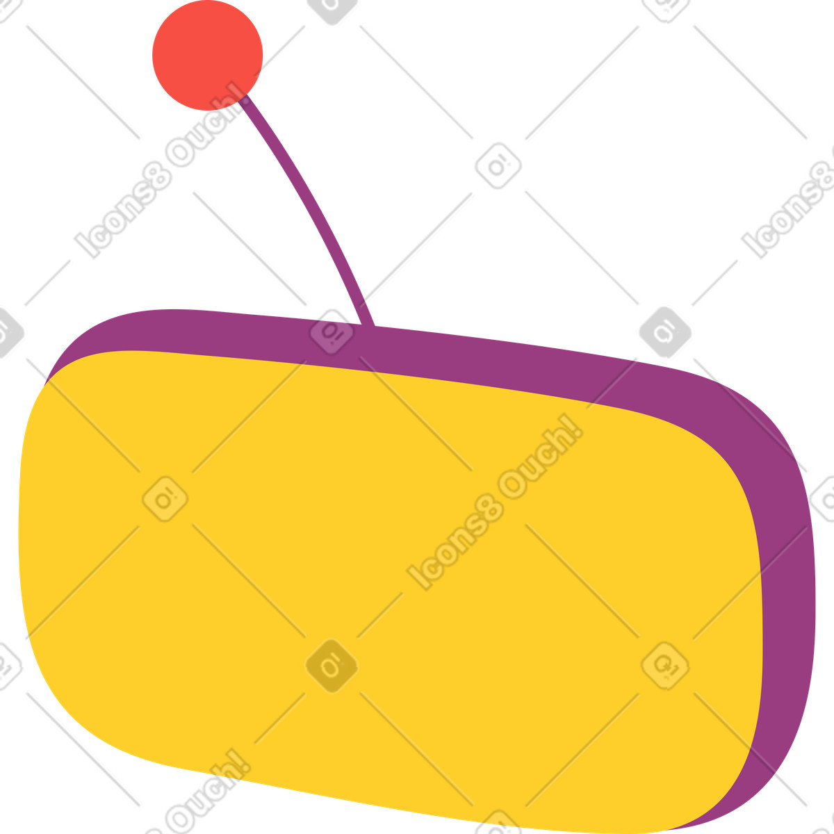 Ilustración Control remoto en estilo Sammy a descargar en PNG y SVG
