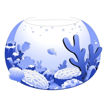 A coral reef scene is depicted underwater, showcasing various corals with intricate shapes and textures. Small bubbles rise from the corals, representing the gas exchange process with the surrounding ocean water. Fish can be seen swimming around the corals, contributing to the vibrant ecosystem. Sunlight filters through the water, casting soft shadows and illuminating the underwater environment. The scene emphasizes the interaction between the corals and the ocean atmosphere.