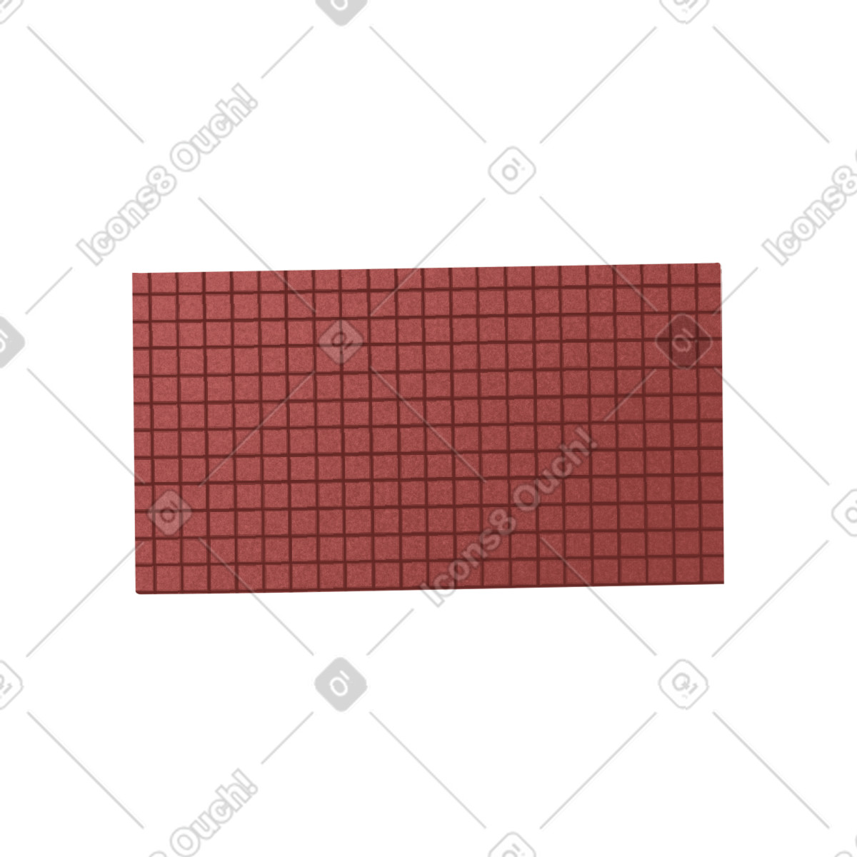 Willowy 스타일의 Brown checkered basket 일러스트레이션 PNG, SVG 다운로드
