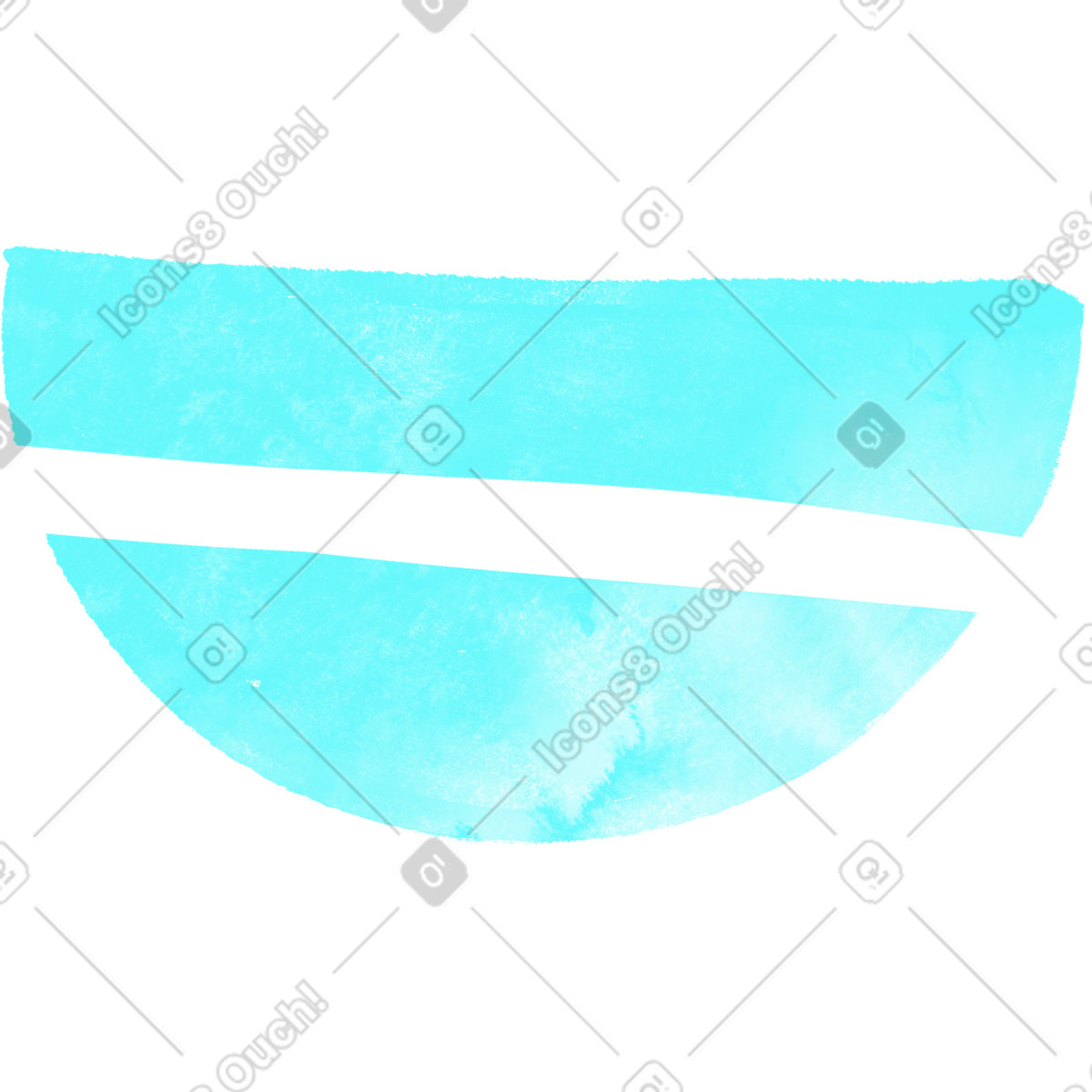 Ilustración Blue bowl en estilo Inky a descargar en PNG y SVG