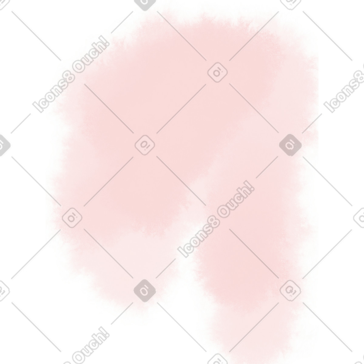 Ilustración Pink watercolor stain en estilo Moments a descargar en PNG y SVG