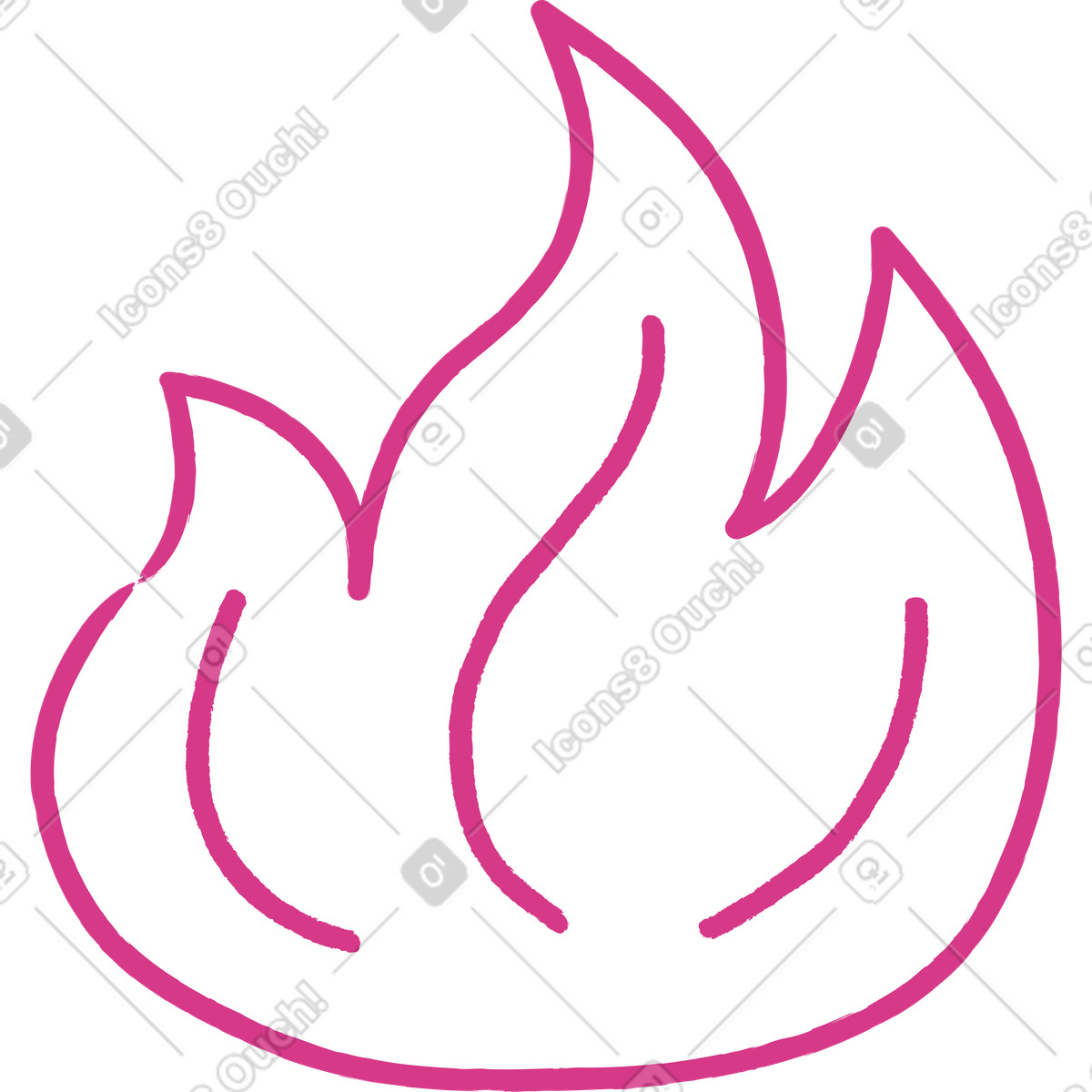 Lime スタイルの 火 のイラストをPNG、SVG形式でダウンロード