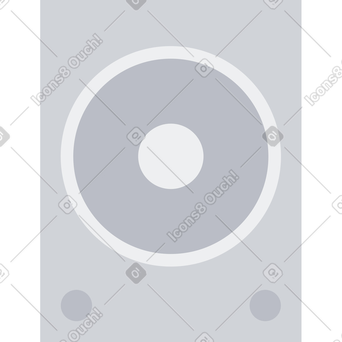 Ilustración Altavoz de columna en estilo Urban a descargar en PNG y SVG