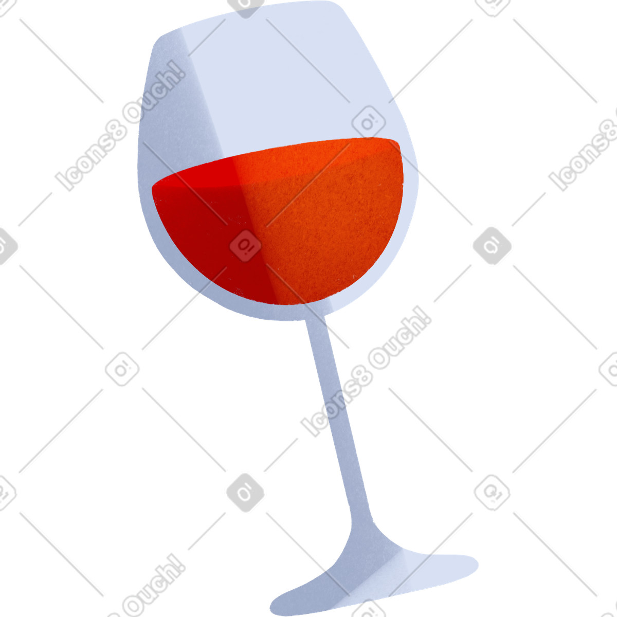 Ilustração de Glass of red wine em no estilo Shine para baixar em PNG, SVG