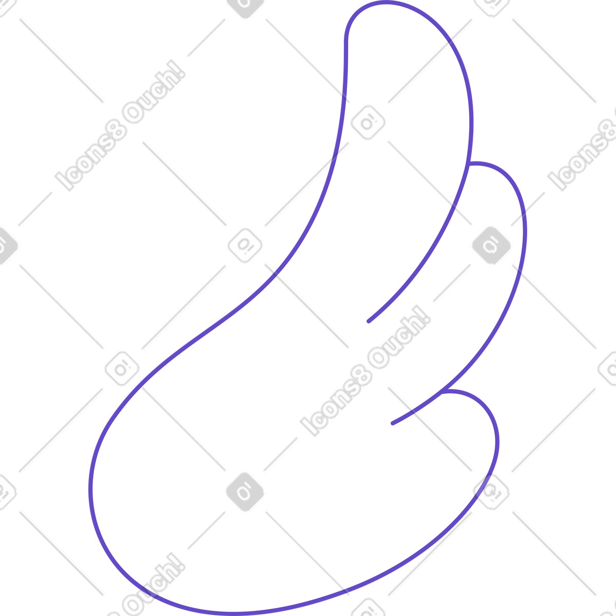 Ilustración Ala en estilo Rainbow a descargar en PNG y SVG