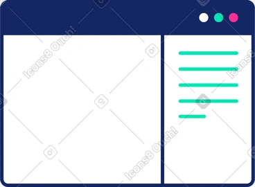 Browser with chat PNG, SVG