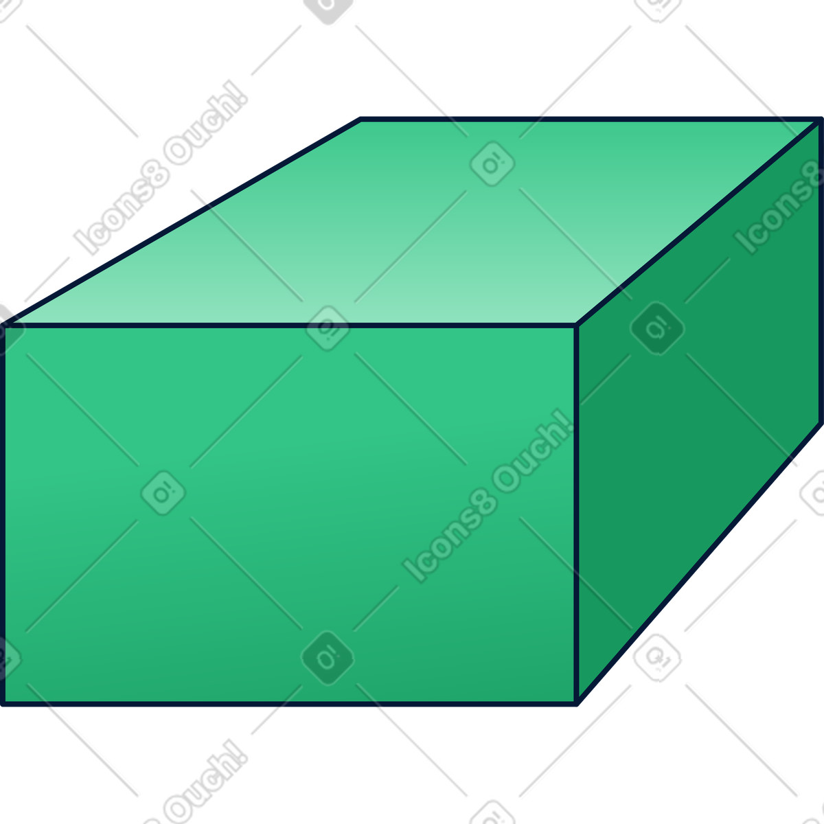 Green platform illustration in Neat style download in PNG, SVG