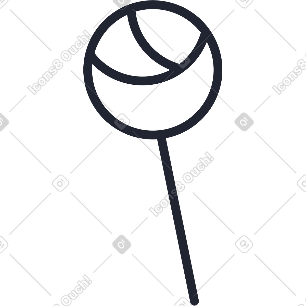 Fiore illustrazione in stile Pablita scarica in PNG, SVG