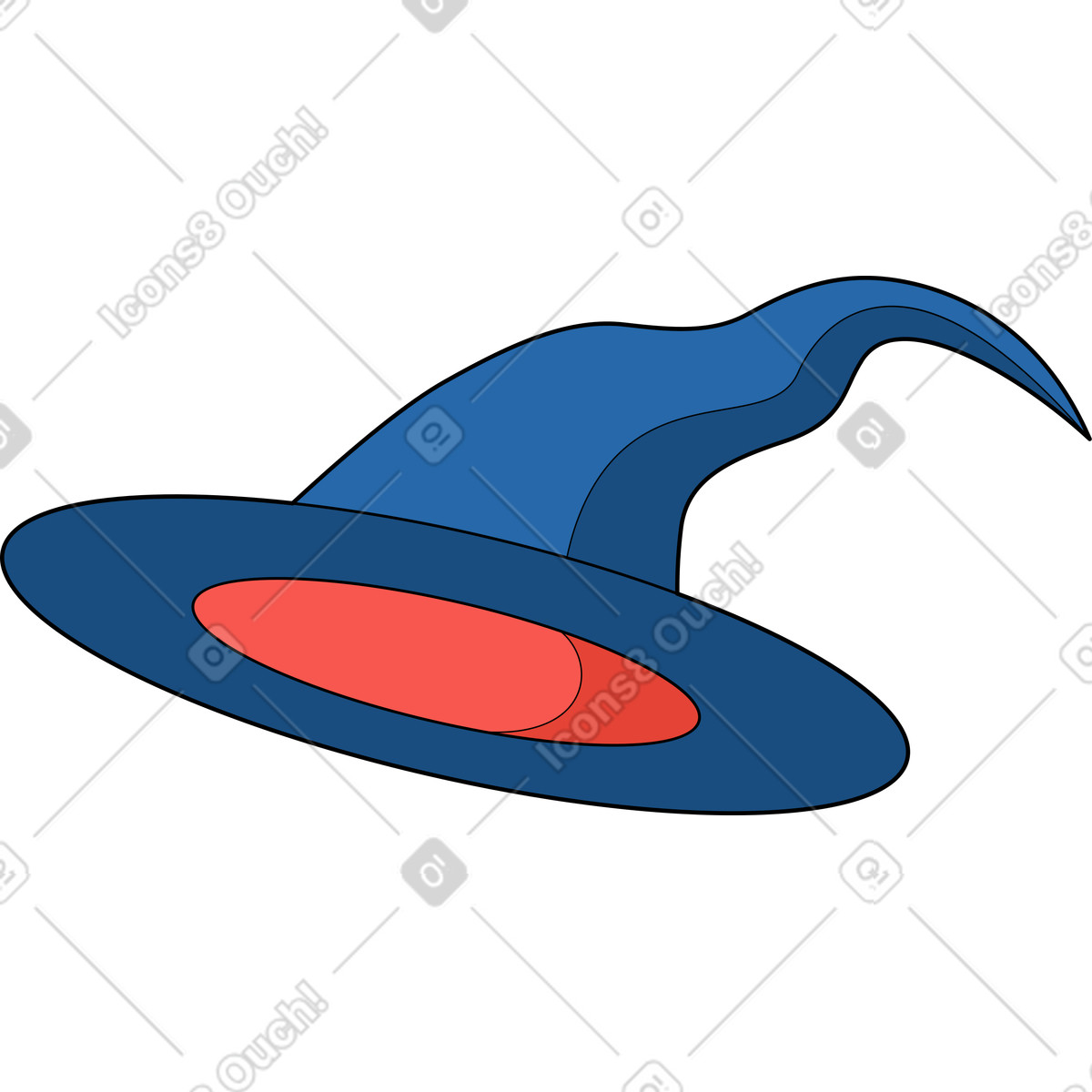 Иллюстрация Шляпа ведьмы в PNG и SVG