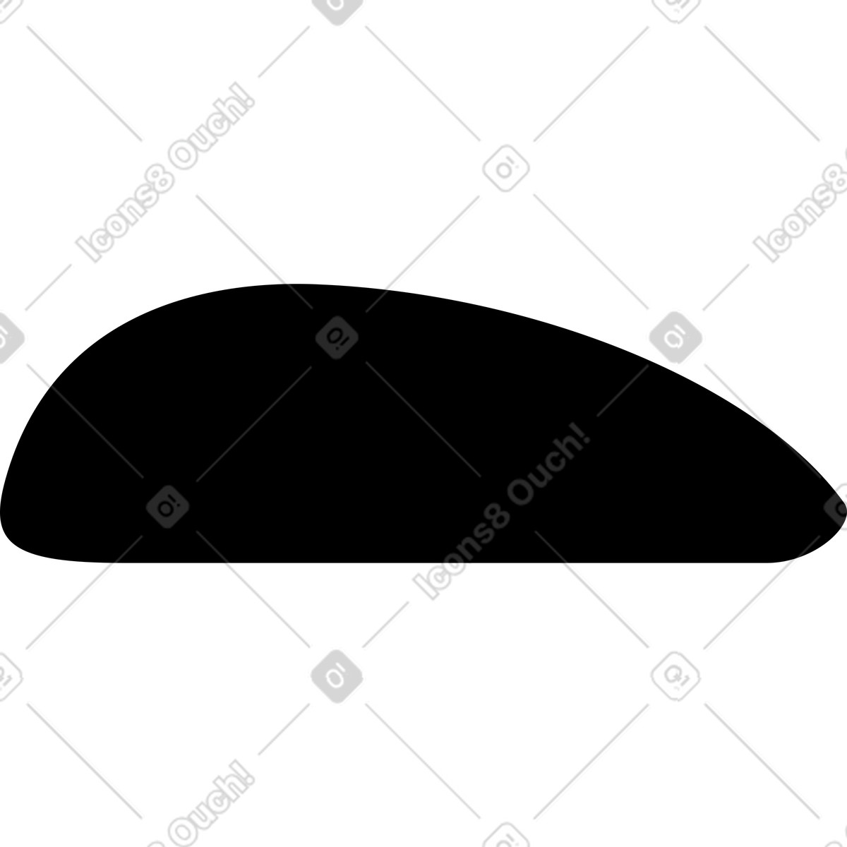 Computer mouse illustration in Airy style download in PNG, SVG