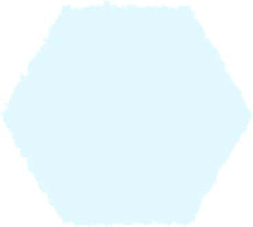 Hexagon blue PNG, SVG
