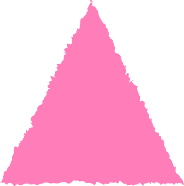 Triangle pink PNG, SVG