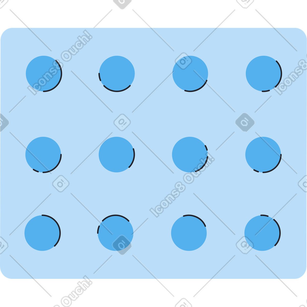 下载 Boba 风格的 大药丸水泡 插画，支持 PNG、SVG 格式