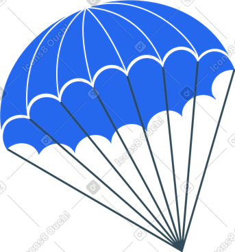 Parachute clipart image in PNG, SVG, GIF formats