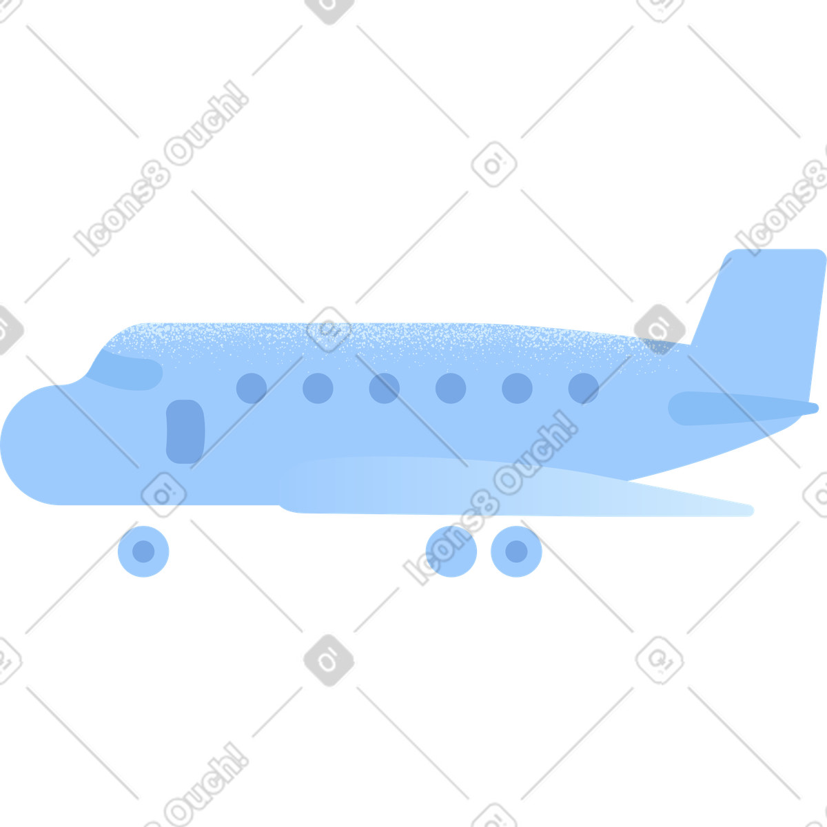 下载 Pale 风格的 Plane 插画，支持 PNG、SVG 格式