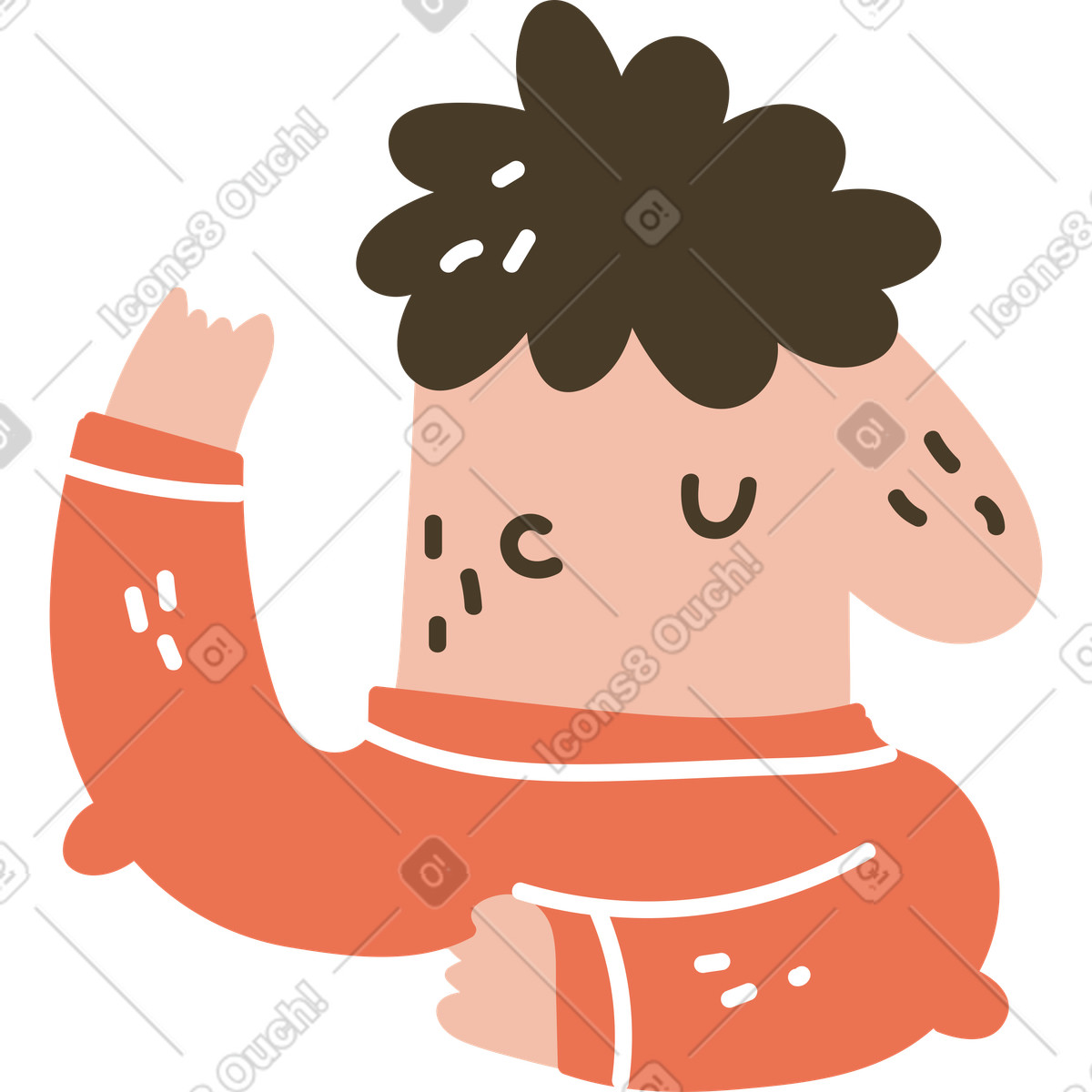 Illustration Homme dans le style Karlsson à télécharger aux formats PNG, SVG