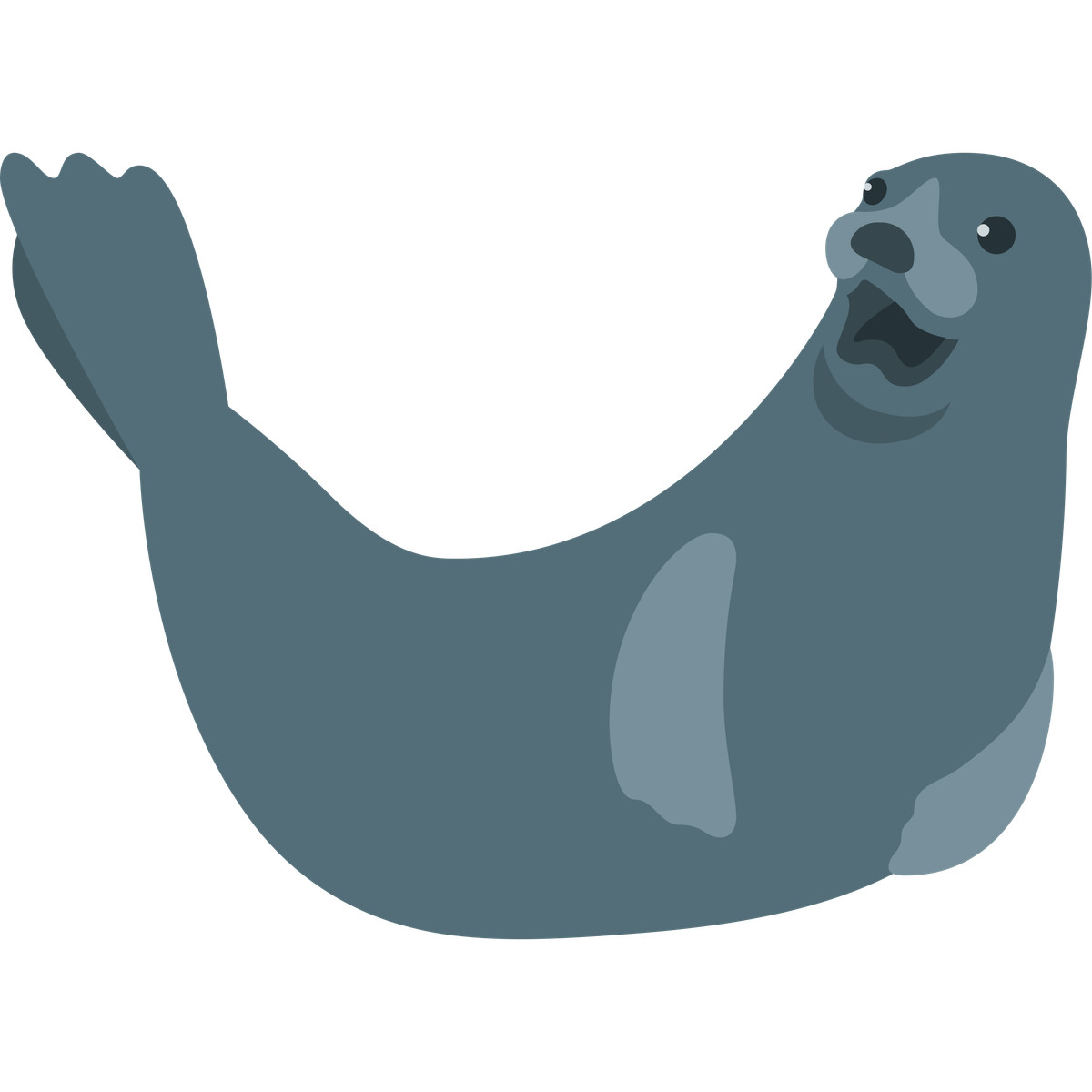 Ilustración Surprised seal en estilo Fogg a descargar en PNG y SVG