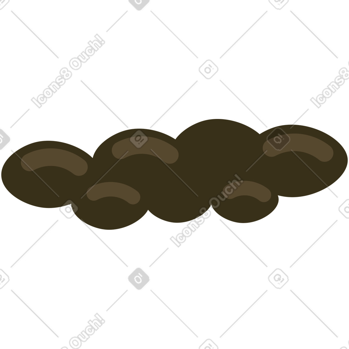 Stones illustration in Arabica style download in PNG, SVG