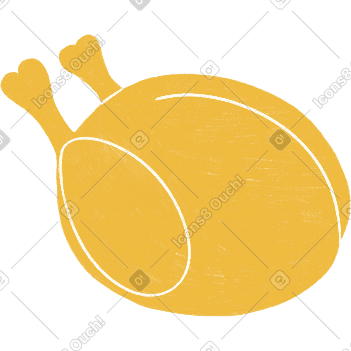Ilustración Turkey en estilo Tutti a descargar en PNG y SVG