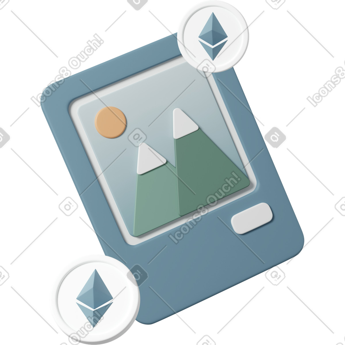 Иллюстрация Выпуск nft в PNG и SVG
