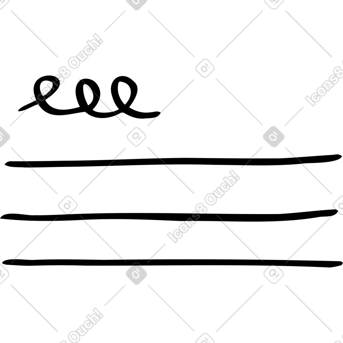 Illustration Texte avec titre dans le style Journal à télécharger aux formats PNG, SVG