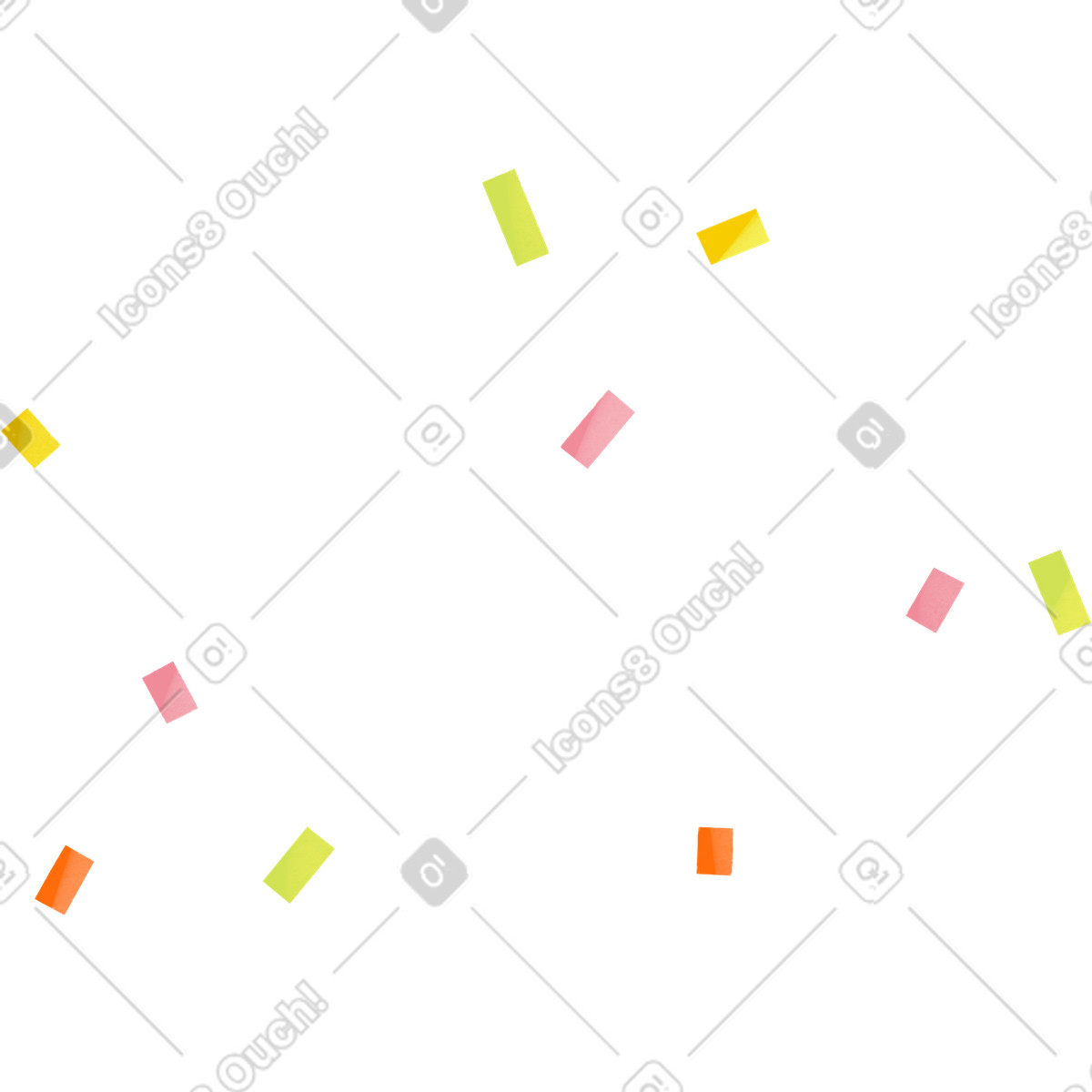 Esplosione di coriandoli illustrazione in stile Shine scarica in PNG, SVG