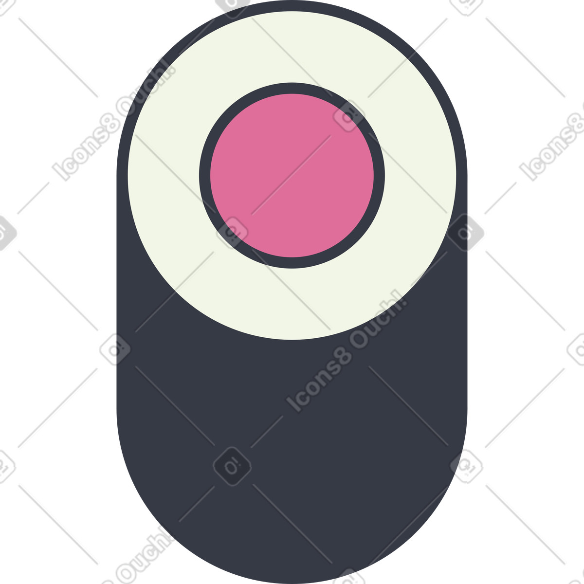 Illustration Rouleau dans le style Abstract à télécharger aux formats PNG, SVG
