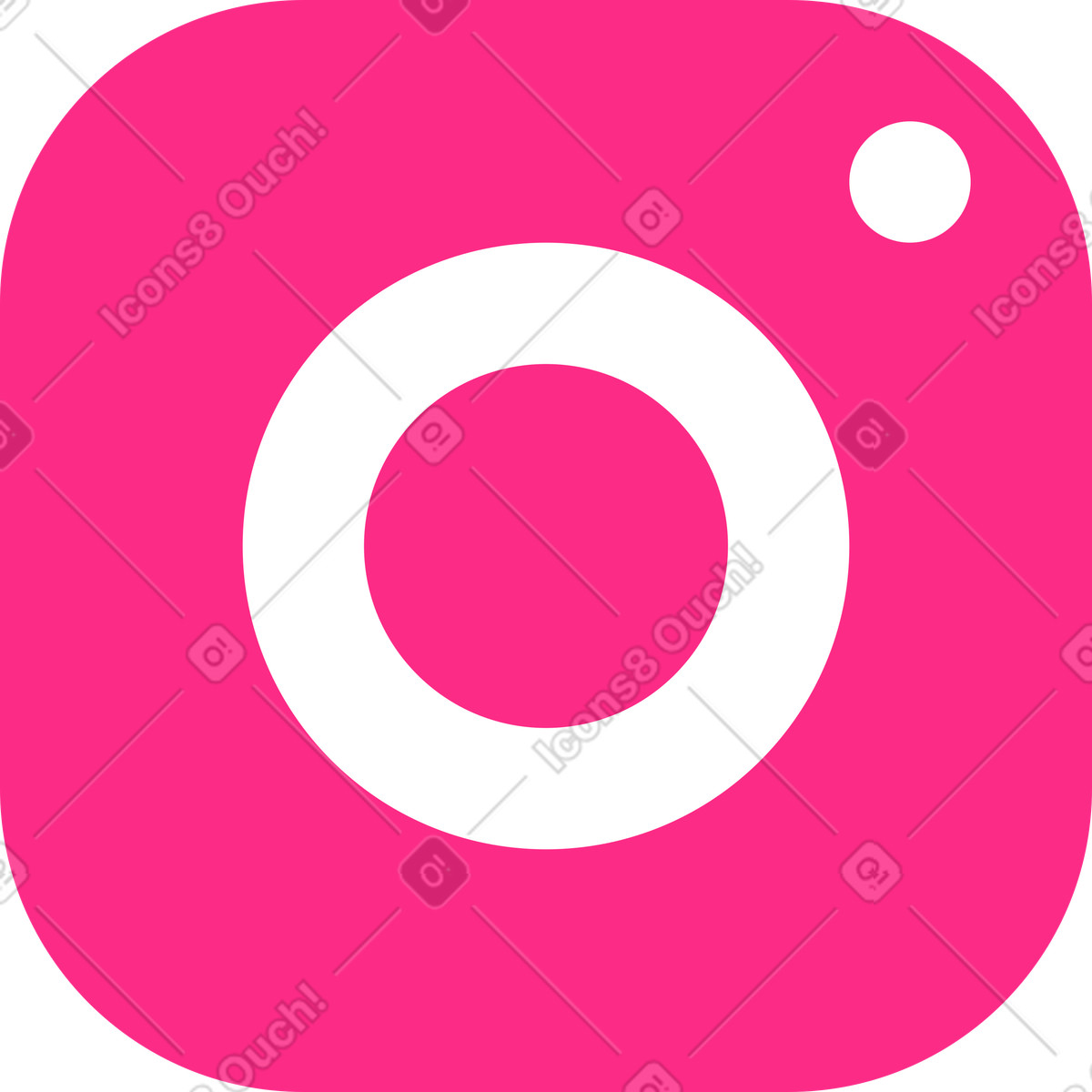 Illustration Instagram dans le style Knotty à télécharger aux formats PNG, SVG
