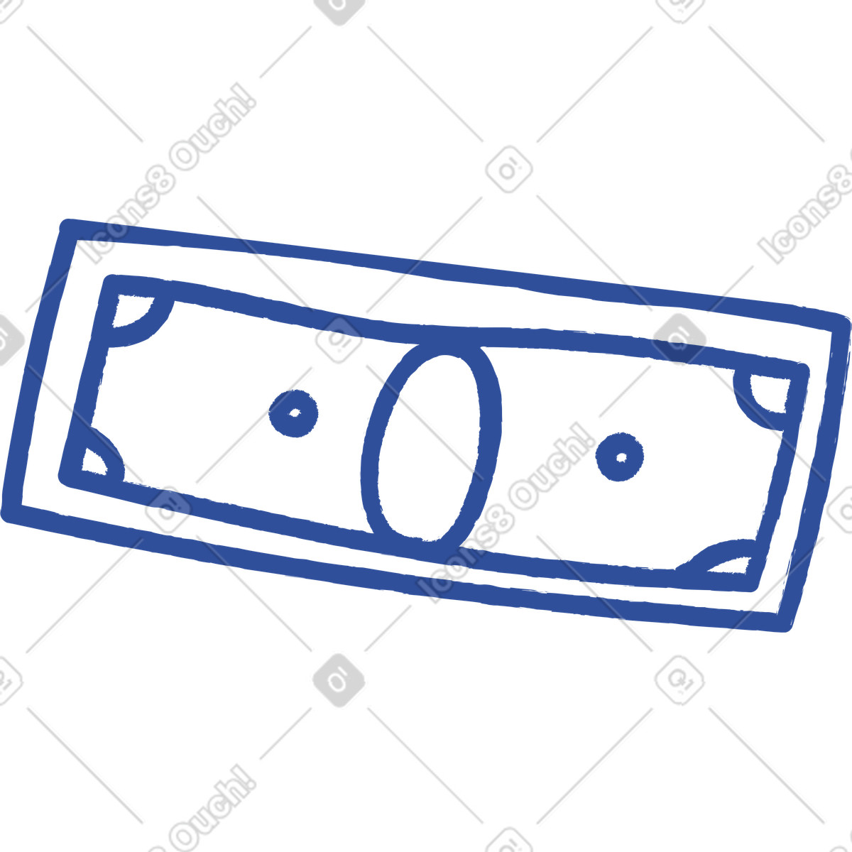 Banknote-Illustration im Lime-Stil als Download in PNG, SVG