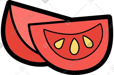 Tomato slices PNG, SVG