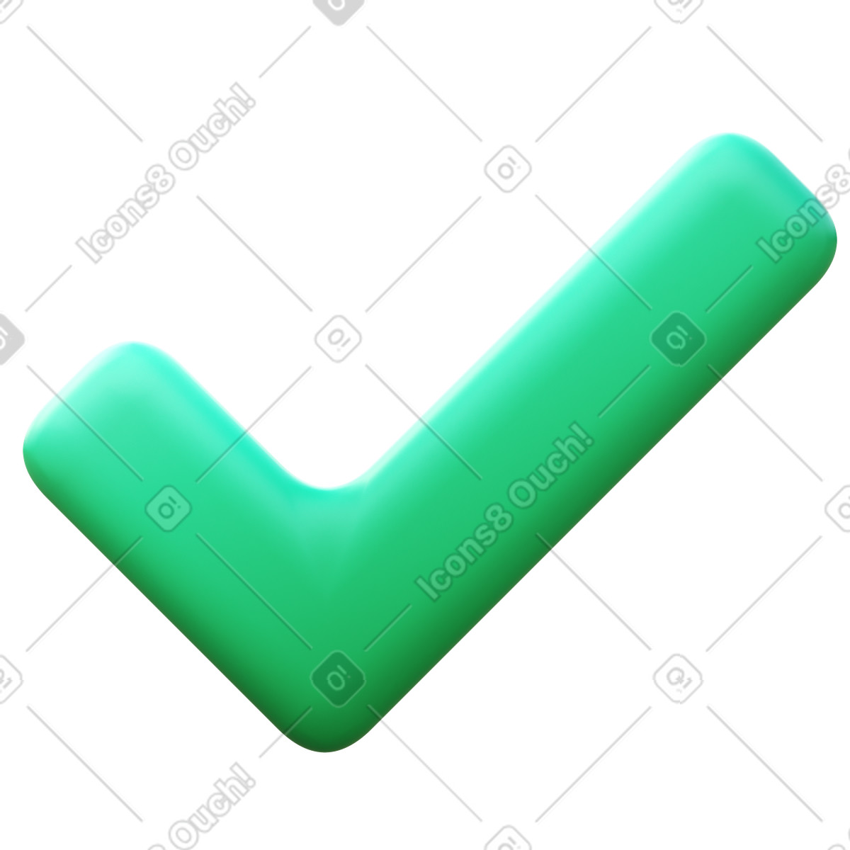 Ilustração animada de Done em no estilo 3D Fluency para baixar em GIF, Lottie (JSON), AE