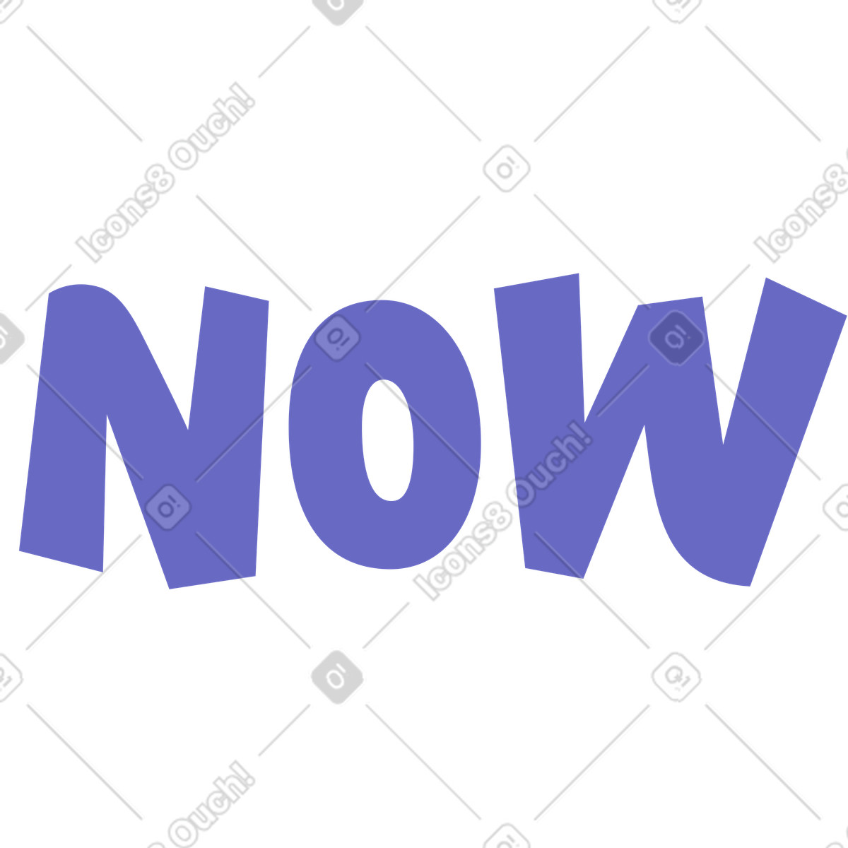 Ilustração de Now em no estilo Woof para baixar em PNG, SVG