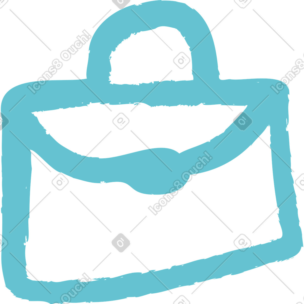 Borsa da lavoro illustrazione in stile Lime scarica in PNG, SVG