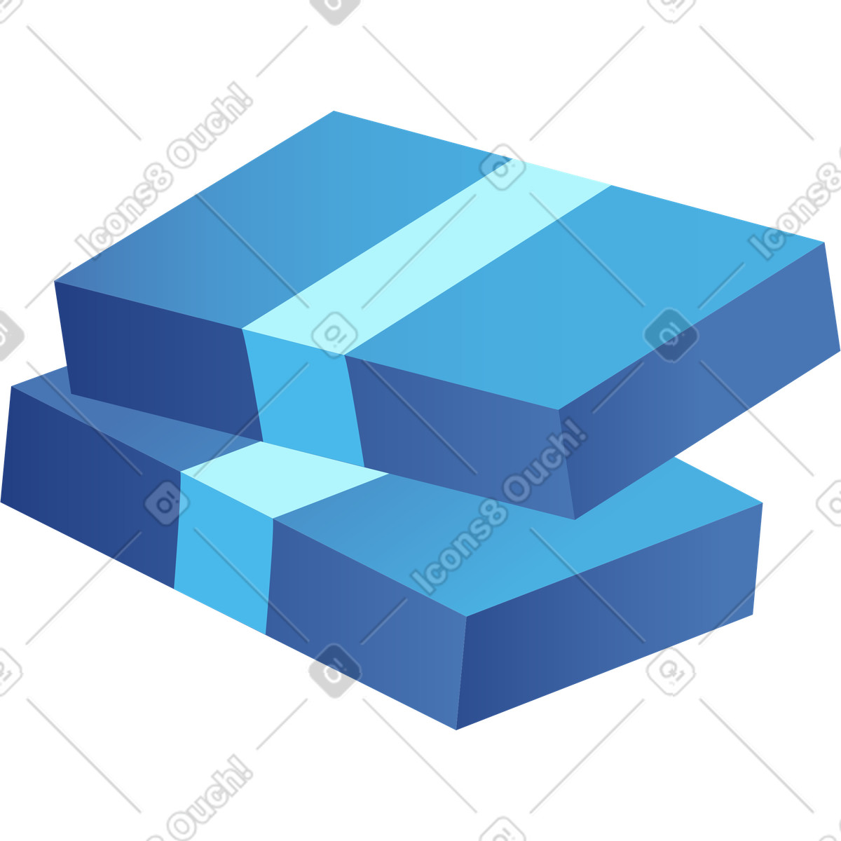 下载 Quantum 风格的 Money cash bundles representing savings wealth and financial success 插画，支持 PNG、SVG 格式
