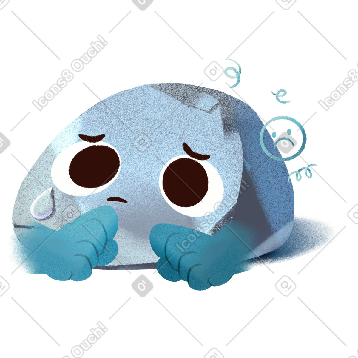 Иллюстрация Sadness в PNG и SVG