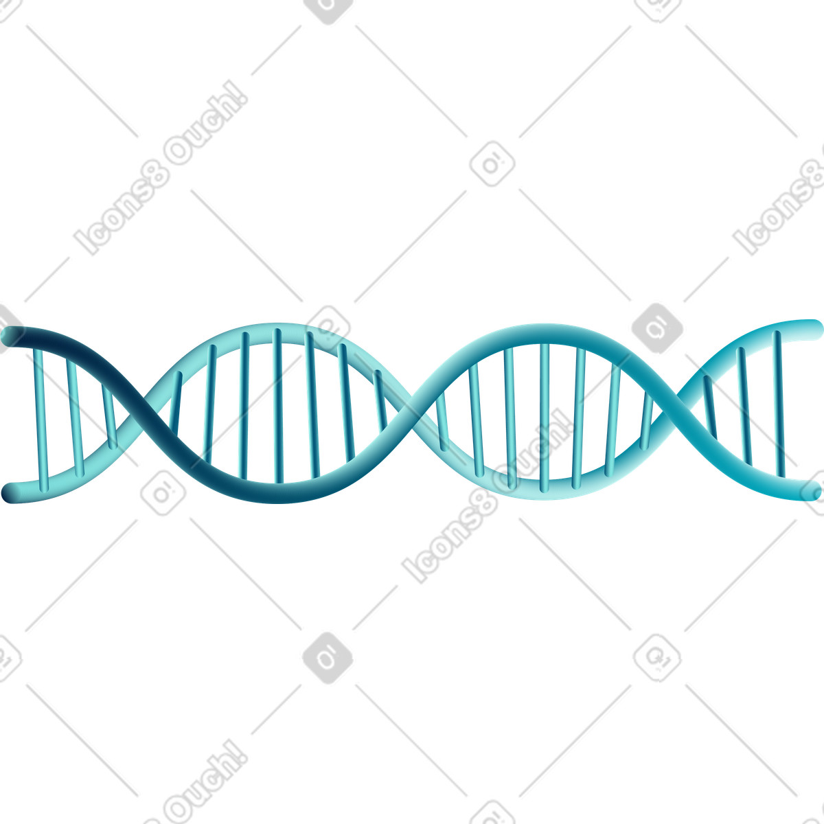 Ilustração de Cadeia dna em no estilo Glare para baixar em PNG, SVG
