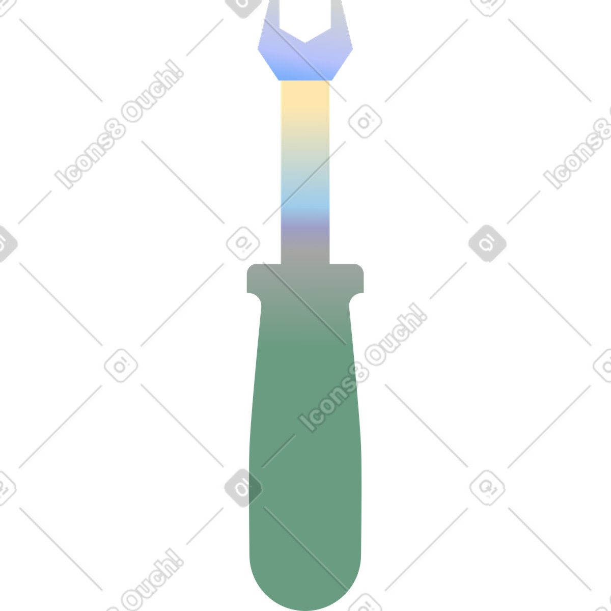 Screwdriver illustration in PNG, SVG