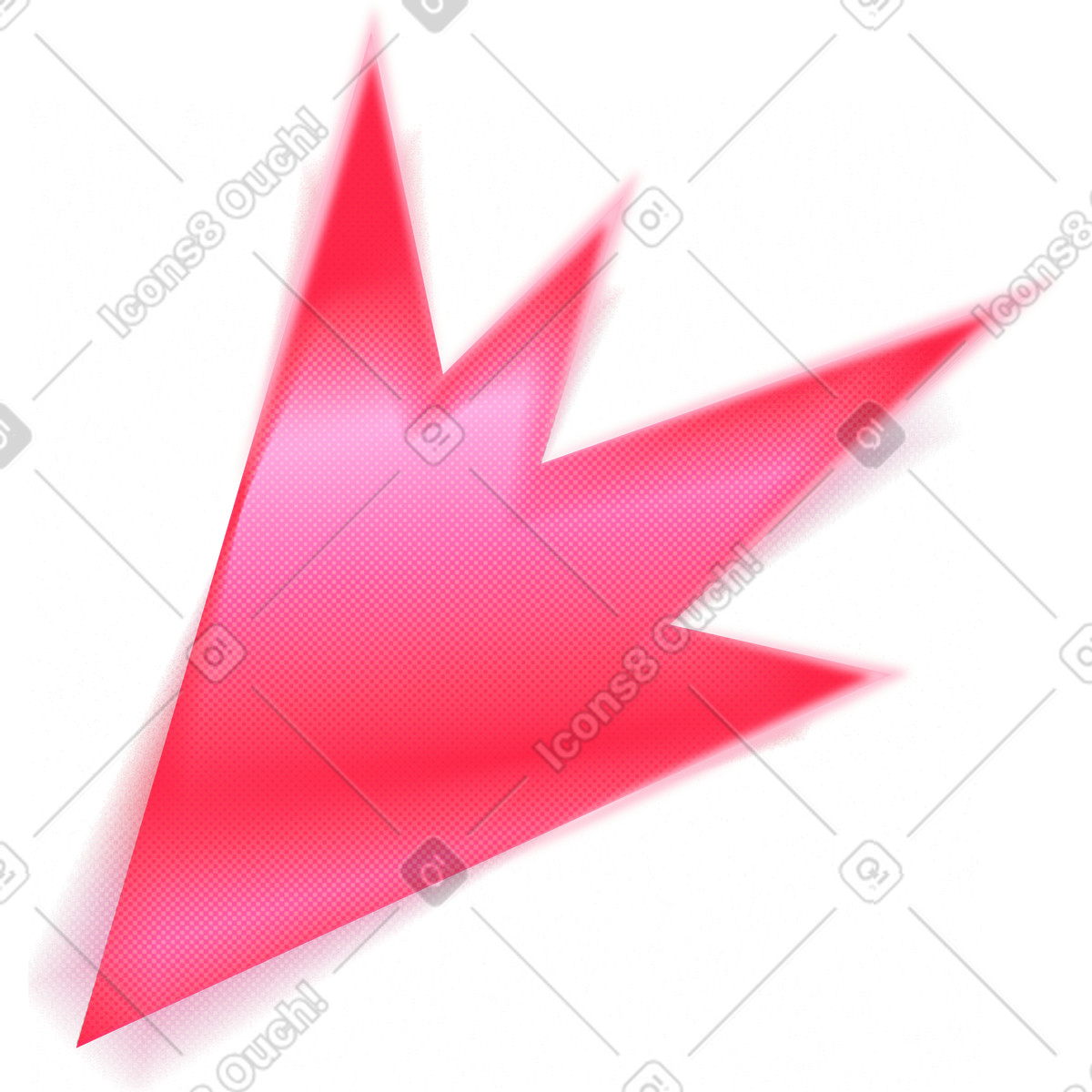 Red flash illustration in PNG, SVG