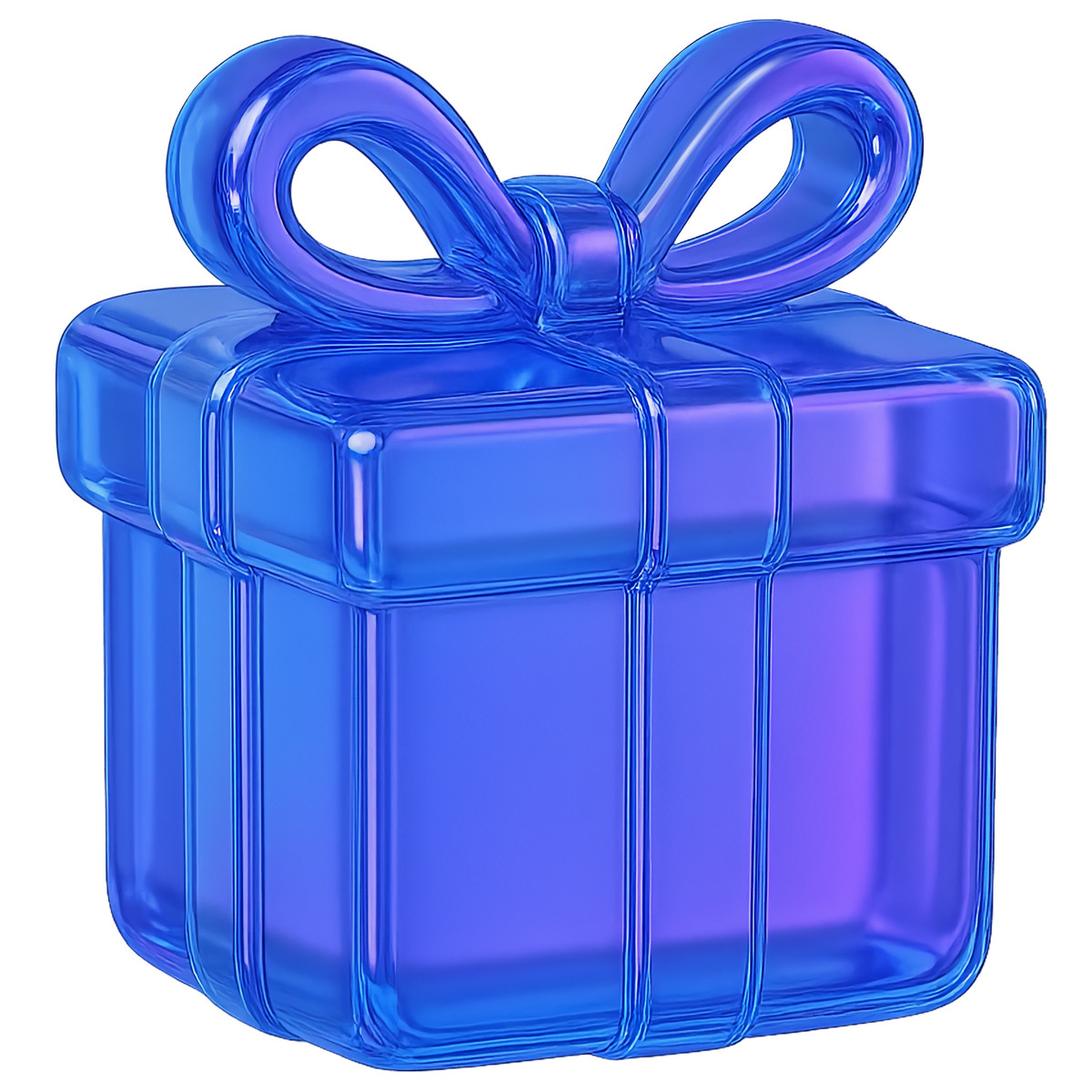 Ilustración Caja de regalo cristal en estilo Vitrum a descargar en PNG y SVG
