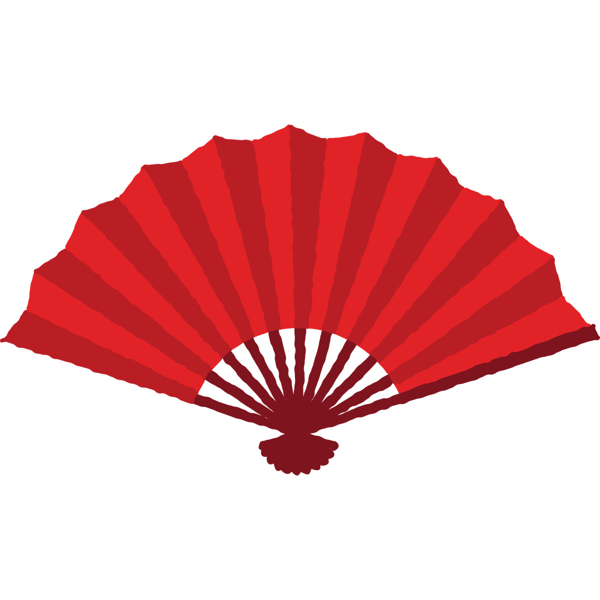 Иллюстрация Hand fan в стиле Cherry — скачать в форматах PNG, SVG